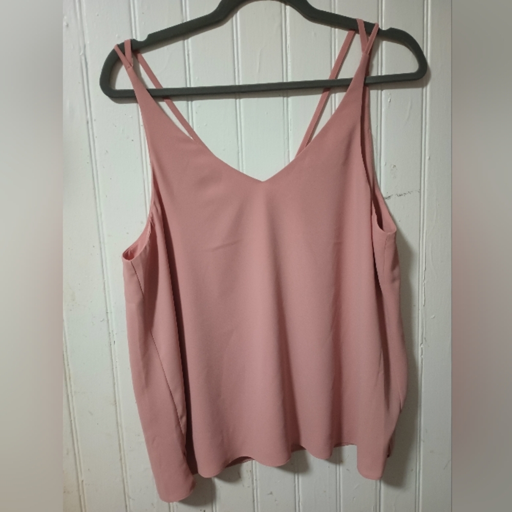 Topshop Pink Relaxed Camisole Top